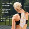ONISSI Magnetic Pickleball Towel with Clip | Microfiber Sweat Towels for Men and Women | Trendy Accessories and Gifts for Pickleball Lovers