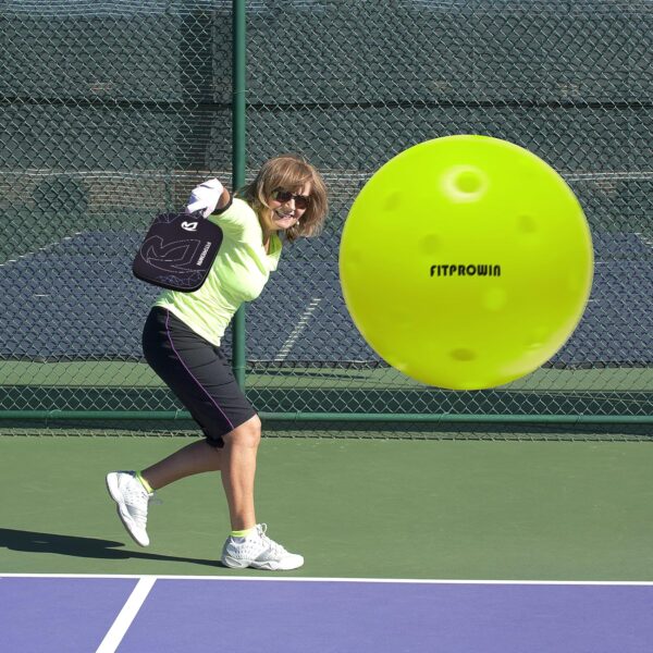FITPROWIN Sports Outdoor Pickleballs,4/12/36 Pack X-40 Outdoor Pickleball Balls, High Visibility & Bounce Green,Durable