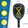 Franklin Sports Pickleball Paddle and Ball Set - (2) Wooden Rackets + (2) Balls - 2 Players Paddle Set - USA Pickleball (USAPA) Approved