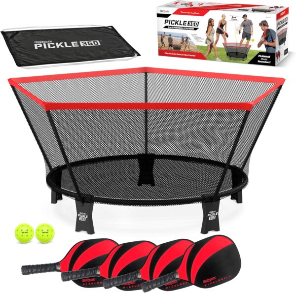 GoSports Pickle 360 Classic Paddle Ball Game Set - Pickleball Without a Court