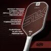 Selkirk Sport SLK Halo Raw Carbon Fiber Pickleball Paddle | Designed in The USA | Choose from The T700 Raw Carbon Fiber Power, The 18k Ultraweave Control, or The Kevlar Linkweave Thermoformed Pro