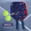 Reebok - Pickleball Set for 2 Players, Fiberglass Power Paddles with 13mm Polypropylene Core, Comfort Grip Handles, Aero Flight Balls, Ideal for Sports and Enthusiasts