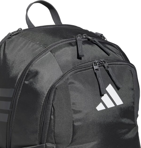 adidas Stadium Team Sports Backpack for Men and Women (36l) Durable Athletic Laptop Bag, Dark Grey/4.0, One Size