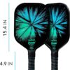 Franklin Sports Pickleball Paddle and Ball Set - (2) Dagger Fiberglass Rackets + (4) X-40 Balls - USA Pickleball (USAPA) Approved - 2 Player Set