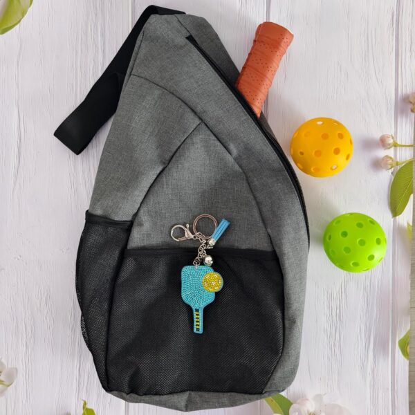 Pickleball Charm, Women Pickleball Keychain Accessories for Bag, Keys, Handbags