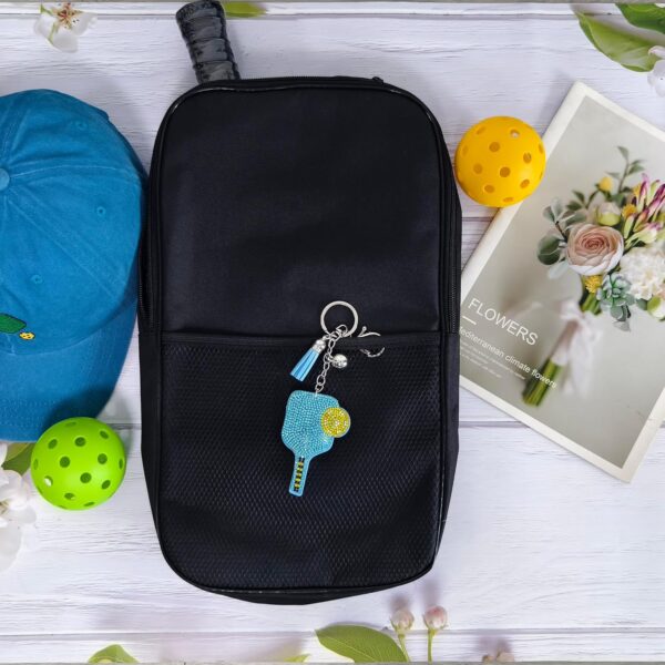 Pickleball Charm, Women Pickleball Keychain Accessories for Bag, Keys, Handbags