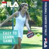 FILA Accessories Pickleball Paddles Set of 2 - Includes 2 Pickleball Rackets, 2 Outdoor Pickleball Balls, Pickleball Racket Game Equipment Mesh Bag