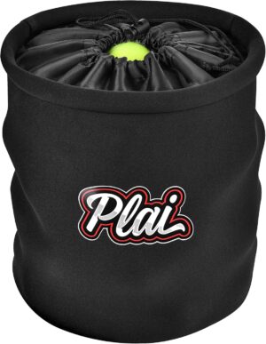 Plai Portable Pickleball Ball Hopper Basket - Great for Tennis Training, Fast Feeder for Pickleball, Table Tennis or Baseball Balls, Fits Around Any Waist - Holds 50+ Balls