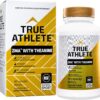 True Athlete ZMA with Theanine – Supports Muscle Recovery, Strength & Sleep – Zinc, Magnesium, Vitamin B6 & Theanine Formula for Relaxation & Performance (90 Capsules)