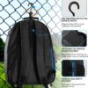 Pickleball Backpack - Large Paddle Bag Fits 4 Paddles, Extra Pockets & Ventilated Shoe Compartment, Colorful