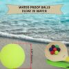 W4W Beach Paddle Ball Replacement Balls – Extra Balls for Pro Kadima & Smashball Racket (Set of 7 Balls)