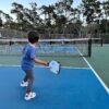 Premium Youth Pickleball Paddle Set, 2 Fiberglass Kids Paddles with Honeycomb Core, Bundle of Lightweight Fiberglass Rackets for Age 4-12, Backpack, 4 Balls, 2 Kids Rackets