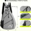 Himal Pickleball Bag Adjustable, Pickleball Backpack with Water Bottle Holder for Men and Women