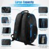 Pickleball Backpack - Large Paddle Bag Fits 4 Paddles, Extra Pockets & Ventilated Shoe Compartment, Colorful