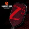 ONIX Graphite MOD Z5 Graphite Carbon Fiber Pickleball Paddles with Cushion Comfort Pickleball Paddle Grip