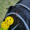 Pickleball Ball Stringer Cable Chord, Accessories for Pickleball Storage, 5 Official Balls fit on one Cable, Set of 2