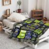 Pickleball Blanket，Pickleball Blanket Gifts，Pickleball Gifts for Women Men，Gifts for Pickleball Lovers，Pickleball Accessories Gifts for Women, Best Pickleballl Team Gifts 50"x40"