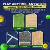 Kelso Pickleball, PU Foam Pickleball Balls for Reduced Noise, Enhances Hand-Eye Coordination, Indoor & Outdoor Use, Standard or Small Trainer-Sized Balls