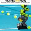 A11N SPORTS Pickleball Automatic Launcher – Adjustable Speed, Spin & Angles for Dinks, Chops, Volleys & Serves – Auto Swing for Forehand & Backhand Training – Indoor/Outdoor Use for All Skill Levels
