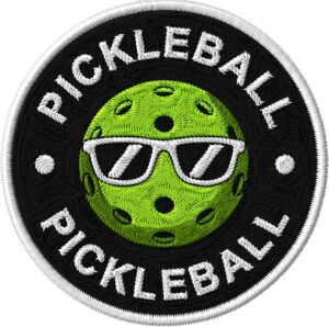 Pickleball Patch for Clothes – Embroidered Iron on Patch for Backpack Jacket - Fabric Sports Patches for Clothes Souvenirs & Gifts ID45095