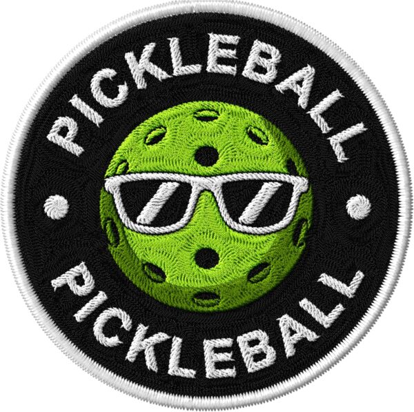 Pickleball Patch for Clothes – Embroidered Iron on Patch for Backpack Jacket - Fabric Sports Patches for Clothes Souvenirs & Gifts ID45095