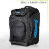 Franklin Sports Portable Pickleball Hopper Bag + Caddy - Pickleball Ball Retriever + Storage Bag - 100 Ball Rolling Hopper Basket for Balls - Training Equipment + Accessory