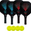 Franklin Sports Beginner Pickleball Sets - 2 + 4 Player Sets - Aluminum Paddles + X-40 Pickleballs - USA Pickleball (USAPA) Approved