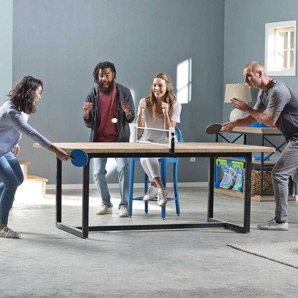 Franklin Sports Table Tennis to Go Portable Ping Pong Set - Table Top Ping Pong Net + (2) Paddles - Ping Pong Balls Included - 2 Players