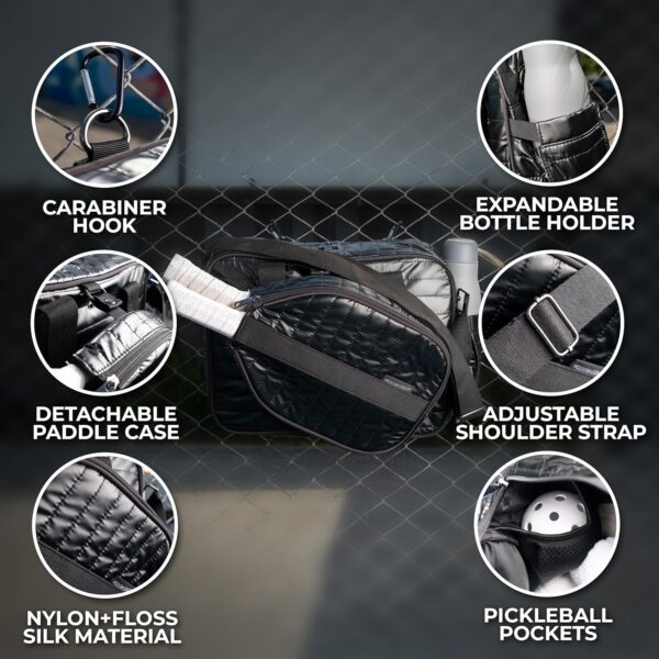Pickleball Bags for Women with Fence Hook | Durable Womens Pickleball Bag Tote | Versatile Pickleball Bag for Men and Women
