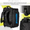 Franklin Sports Portable Pickleball Hopper Bag + Caddy - Pickleball Ball Retriever + Storage Bag - 100 Ball Rolling Hopper Basket for Balls - Training Equipment + Accessory