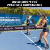 GoSports Pickleball Ball Barrier 3 Pack - Court Dividers for Pickleball Courts