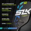2025 SLK Omega MAX Pickleball Paddle | 12k UltraWeave Carbon Fiber Face with Rev-Control Polymer Core | ProSpin+ Texture for Spin and Control | Max Blue