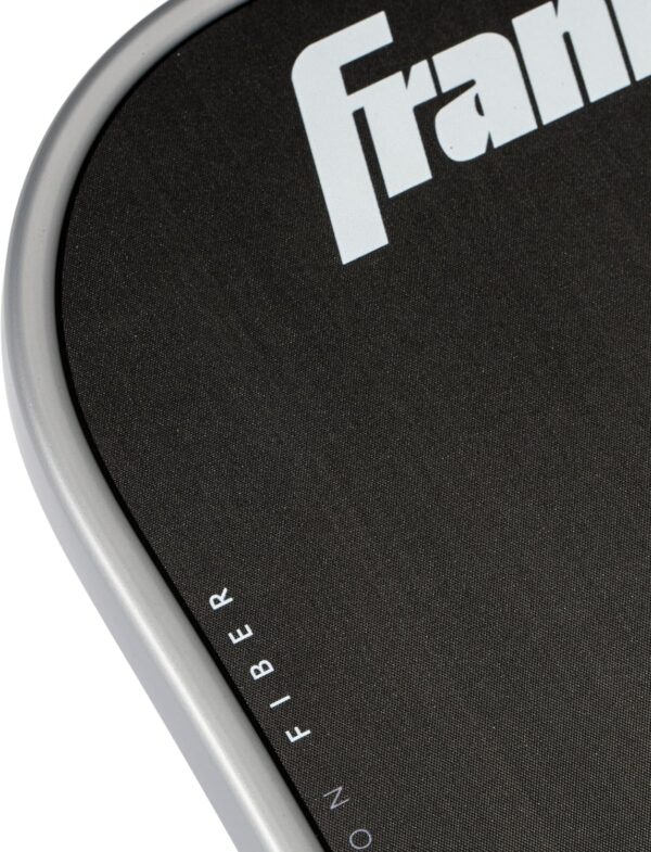 Franklin Sports Pro Pickleball Paddles - FS Tour Series Raw Carbon Fiber T700 - USA Pickleball Approved - Unibody Epoxy Resin Injected Edge - Dynasty + Tempo - 14mm/16mm Core - Gray, Blue + Pink
