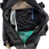 Thorza Pickleball Bag with Front Paddle Pocket, Large Mesh Pockets for Water Bottles and Gear, Storage for Clothes and Sports Equipment, Long Shoulder Sling, Classic Black, Men and Women