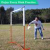 Zdgao Small Pickleball Net Set- 10FT Mini Pickleball Net, 4FT Adjustable Height Dink Training Rebounder Net with Outdoor Pickleballs, Paddles Set of 2 and Carry Bag for Driveway, Backyard