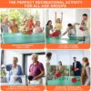 Ping Pong Paddles Set of 4 Rackets, 8 Balls & 1 Carrying Case. This Remarkable Table Tennis Set is The Perfect Solution for 4-Player and 2-Player Indoor and Outdoor Tournaments and Recreational Games