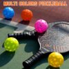 Sukeen Pickleball Balls Outdoor 40 Holes, High Bounce Pickleball Balls with Mesh Bag, High Visibility Pickle Balls for All Pickleball Paddles