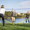 Triumph Sports Multi-Sport Versatile Combo Outdoor Game Net Set Includes Volleyball, Badminton, and Pickleball, Blue (35-7510-2)