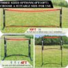 Hoverphenix 10FT Mini Pickleball Net, 4FT Adjustable Height Dink Training Rebounder Net with Paddles Set of 2, Pickleballs and Carry Bag for Outdoor Indoor Driveway Game, Easy Setup