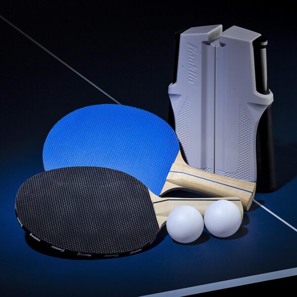 Franklin Sports Table Tennis to Go Portable Ping Pong Set - Table Top Ping Pong Net + (2) Paddles - Ping Pong Balls Included - 2 Players