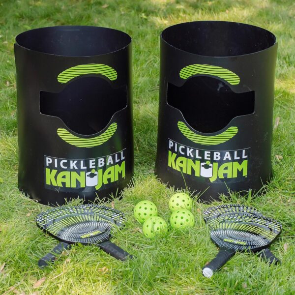 Kan Jam Pickleball - Team Based Pickle Ball Game - Includes 4 Paddles & 4 Outdoor Pickleballs