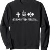 Jesus Coffee Picklenall Funny Christian Pickleball Lovers Sweatshirt