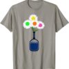 Pretty Pickleball Flowers in Paddle Vase - Pickleball T-Shirt