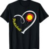Love Pickleball Heart Paddle Pickleball Players Lovers Gifts T-Shirt