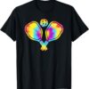 Tie Dye Pickleball Paddleball Sports Mom Dad Kids Summer T-Shirt