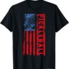 US Flag Pickleball American Pickleball Player T-Shirt