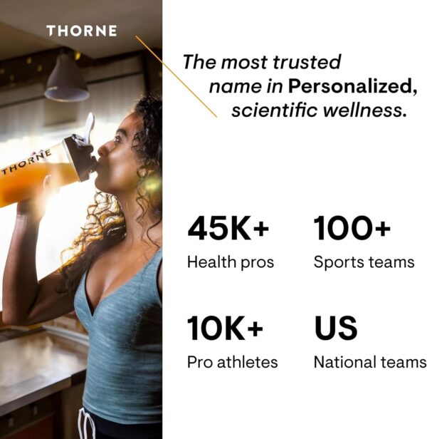 THORNE Magnesium CitraMate - Magnesium Supplement with Citrate-Malate - Support Heart, Skeletal Muscles, Cardiac, Lung Function, and Bone Density* - Gluten-Free, Dairy-Free, Soy-Free - 90 Capsules