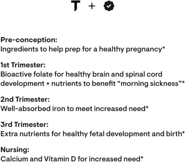 THORNE Basic Prenatal - Well-Researched Folate Multi for Pregnant and Nursing Women Includes 18 Vitamins and Minerals, Plus Choline - 90 Capsules - 30 Servings