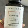JSHealth Vitamins Berberine+ Formula — Berberine Supplement for Metabolic Health — Vegan, Gluten-Free & Non-GMO. (60 Tablets)