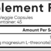 SPORTS RESEARCH Magtein Magnesium L- Threonate Advanced (2000 MG Magnesium L-Threonate 144 MG Elemental Magnesium Per Serving) 135 Veggie CapsulesPlus Bonus 2 Sugar Free White Peach Hydration Sticks